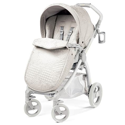 young versace white baby stroller|Versace baby strollers.